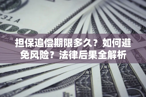 北京担保追偿期限多久？如何避免风险？法律后果全解析