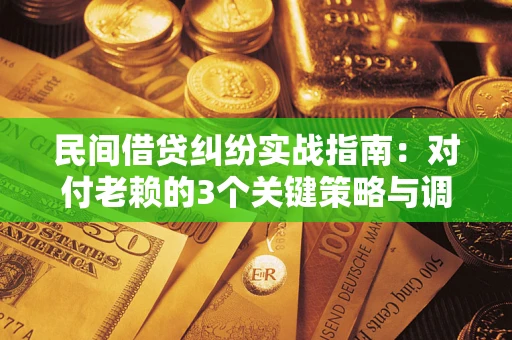 北京民间借贷纠纷实战指南：对付老赖的3个关键策略与调解盲区解析