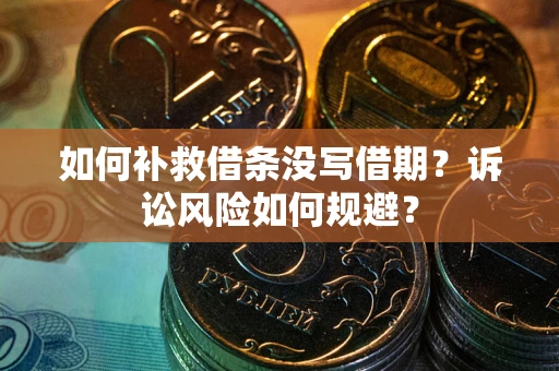 北京如何补救借条没写借期？诉讼风险如何规避？