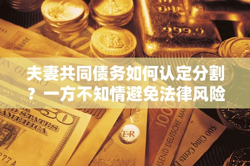 北京夫妻共同债务如何认定分割？一方不知情避免法律风险必看！